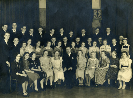 Ekkehard Johler bei Mx Wendt in der Tanzschule an der Rothenbaumchaussee in Hamburg 1939